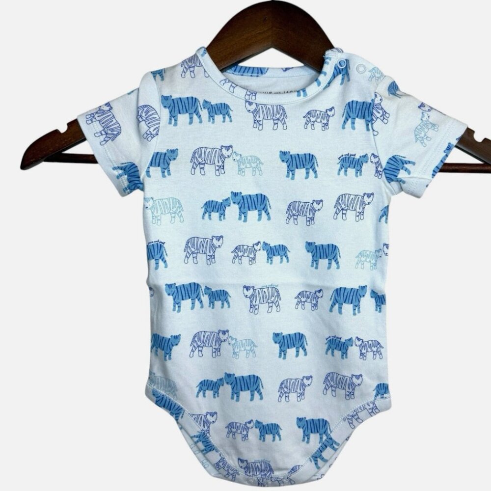 Janie and Jack animal print onesie